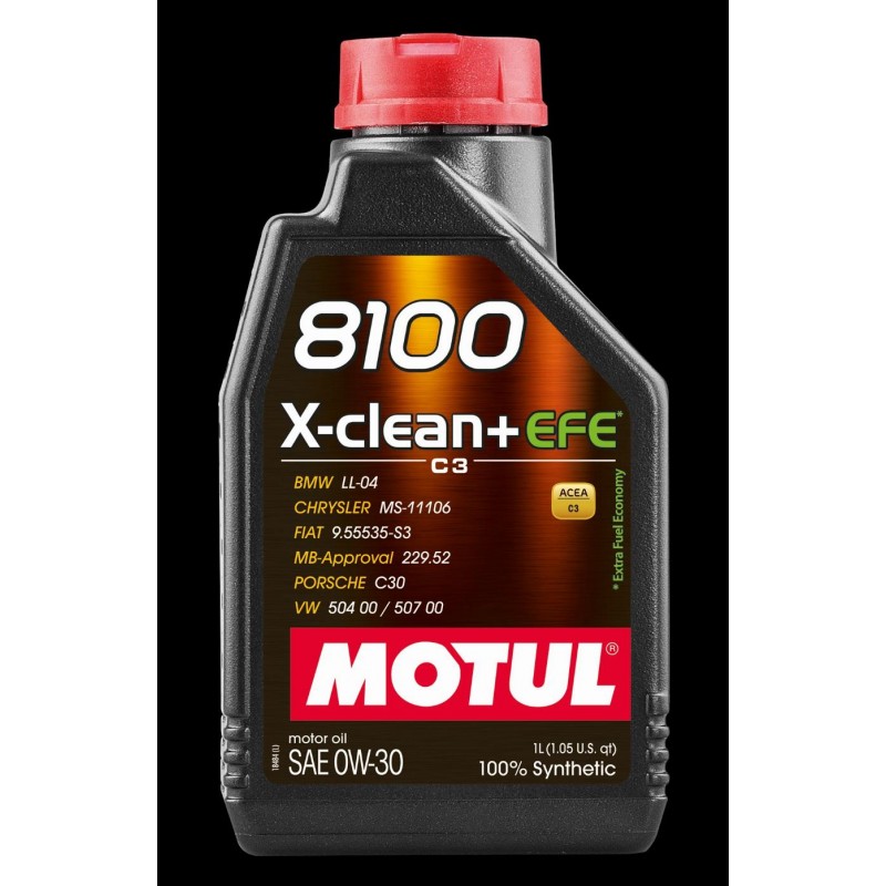 Motoreļļa Motul 8100 X-clean EFE 0W30