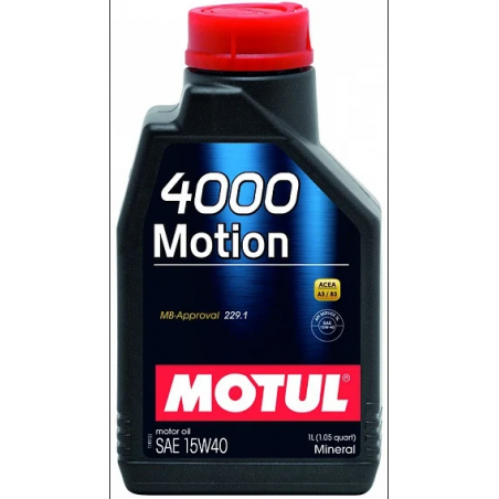 Машинное масло MOTUL 4000 MOTION 15W40 1L