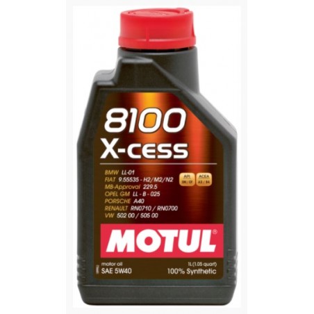 Машинное масло MOTUL 8100 X-CESS 5W40 1L