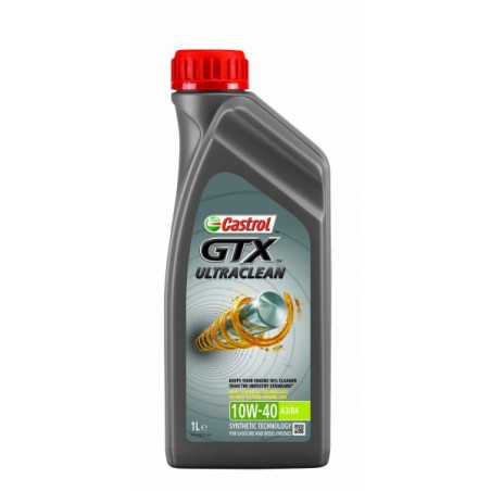 Моторное масло CASTROL GTX ULTRACLEAN 10W40 1L