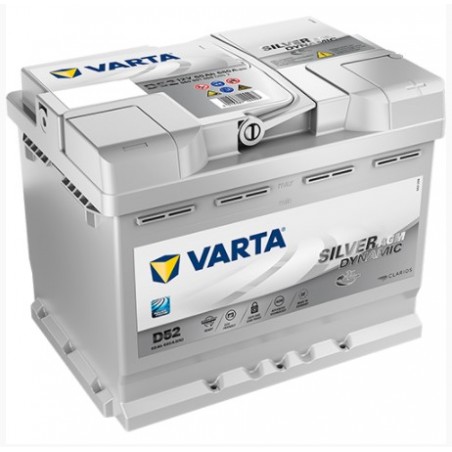 Akumuliatorius VARTA Silver Dynamic AGM D52 60AH 680A