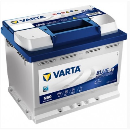 Akumulators VARTA Blue Dynamic EFB N60 60AH 640A