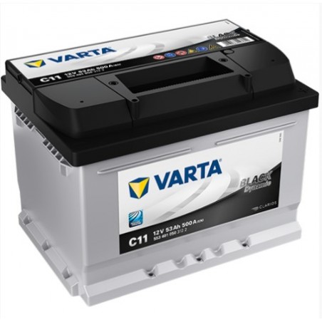 Akumulators VARTA Black Dynamic C11 53AH 500A VARTA