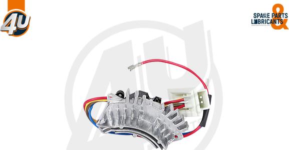 4U Autoparts 15986MR - Блок управления, отопление / вентиляция xparts.lv