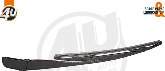 4U Autoparts 17030PU - Stikla tīrītāja svira, Stiklu tīrīšanas sistēma xparts.lv