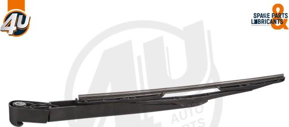 4U Autoparts 17028PU - Комплект рычагов стеклоочистителя, система очистки стекол xparts.lv