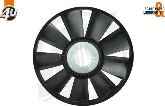 4U Autoparts 25114MN - Fan Wheel, engine cooling xparts.lv