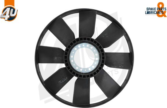 4U Autoparts 25116MN - Fan Wheel, engine cooling xparts.lv