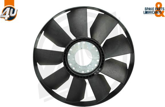 4U Autoparts 25111MN - Fan Wheel, engine cooling xparts.lv