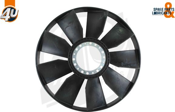 4U Autoparts 25113MN - Fan Wheel, engine cooling xparts.lv