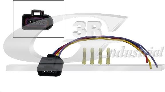 3RG 30703 - Ремонтный комплект кабеля, датчик давления всасывающей трубы xparts.lv