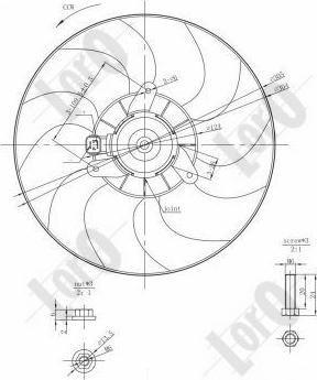 ABAKUS 009-014-0003 - Ventilators, Motora dzesēšanas sistēma xparts.lv