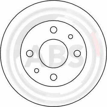 A.B.S. 16595 - Bremžu diski xparts.lv