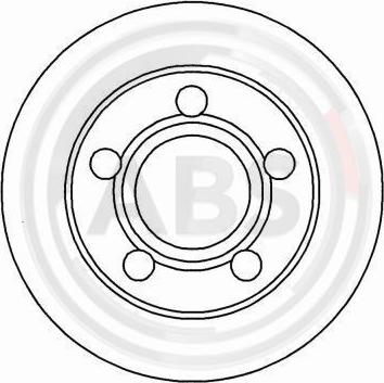 A.B.S. 16249 - Bremžu diski xparts.lv