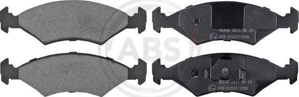 A.B.S. 36446 - Brake Pad Set, disc brake xparts.lv