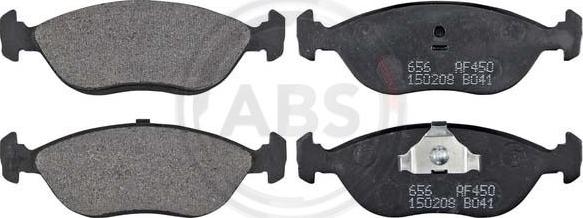 A.B.S. 36762 - Brake Pad Set, disc brake xparts.lv