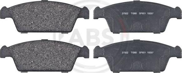 A.B.S. 37002 - Brake Pad Set, disc brake xparts.lv