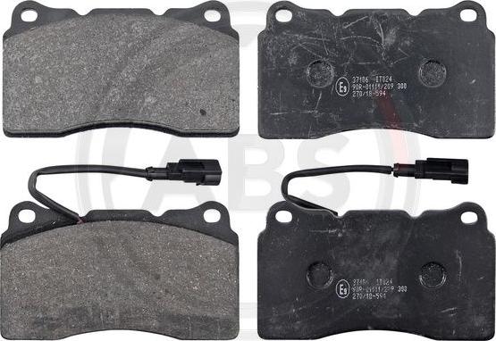 A.B.S. 37106 - Brake Pad Set, disc brake xparts.lv