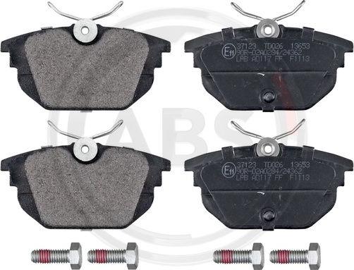 A.B.S. 37123 - Brake Pad Set, disc brake xparts.lv