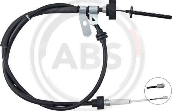 A.B.S. K10012 - Cable, parking brake xparts.lv