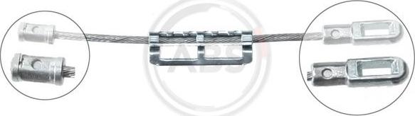A.B.S. K12096 - Cable, parking brake xparts.lv