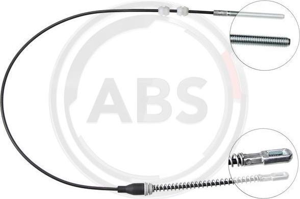 A.B.S. K12027 - Cable, parking brake xparts.lv