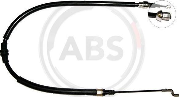 A.B.S. K12706 - Cable, parking brake xparts.lv