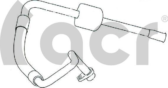 ACR 119234 - High / Low Pressure Line, air conditioning xparts.lv