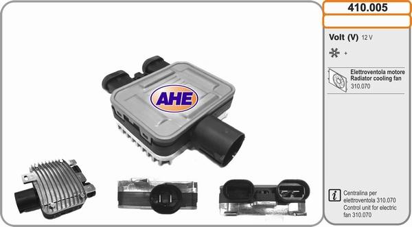 AHE 410.005 - Vadības bloks, Elektroventilators (Motora dzesēšana) xparts.lv