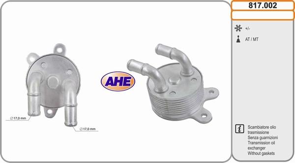 AHE 817.002 - Oil Cooler, engine oil xparts.lv