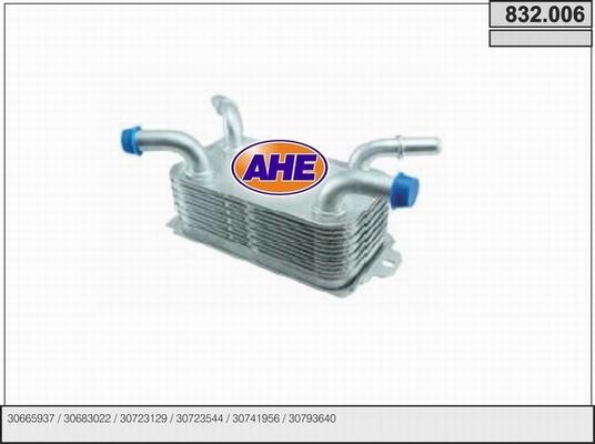 AHE 832.006 - Масляный радиатор, двигательное масло xparts.lv