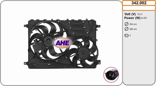 AHE 342.002 - Ventilators, Motora dzesēšanas sistēma xparts.lv