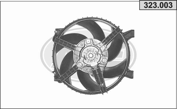 AHE 323.003 - Fan, radiator xparts.lv