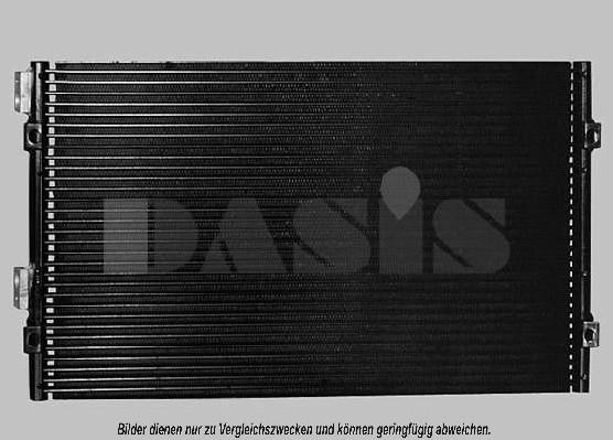 AKS Dasis 522008N - Condenser, air conditioning xparts.lv