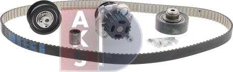 AKS Dasis 570338N - Water Pump & Timing Belt Set xparts.lv