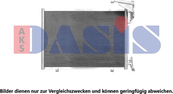 AKS Dasis 092056N - Condenser, air conditioning xparts.lv