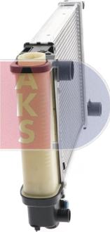 AKS Dasis 050790N - Радиатор, охлаждение двигателя xparts.lv