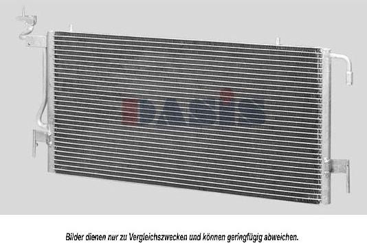 AKS Dasis 062370N - Condenser, air conditioning xparts.lv