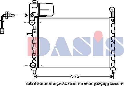 AKS Dasis 080630N - Radiators, Motora dzesēšanas sistēma xparts.lv