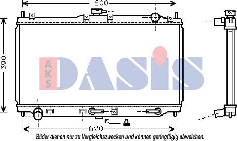 AKS Dasis 111300N - Radiators, Motora dzesēšanas sistēma xparts.lv