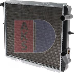 AKS Dasis 180610N - Радиатор, охлаждение двигателя xparts.lv