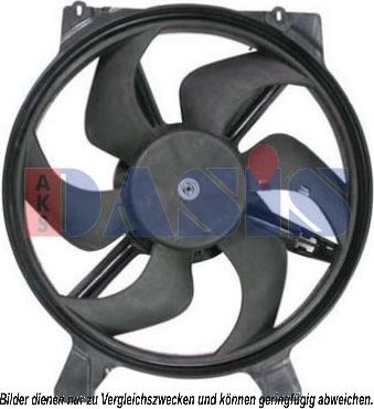 AKS Dasis 188006N - Fan, radiator xparts.lv