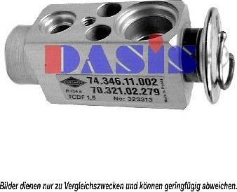 AKS Dasis 840076N - Расширительный клапан, кондиционер xparts.lv