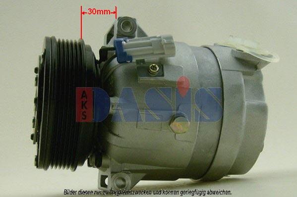 AKS Dasis 851730N - Compressor, air conditioning xparts.lv