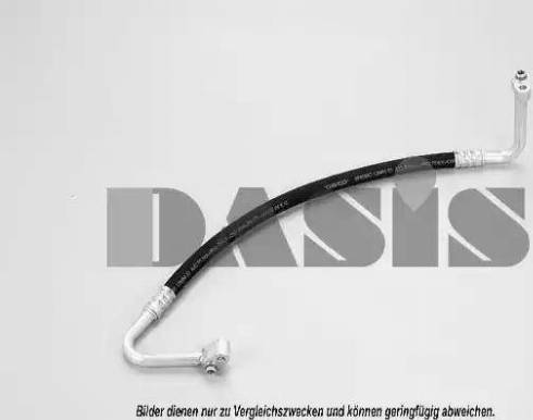 AKS Dasis 885586N - High / Low Pressure Line, air conditioning xparts.lv