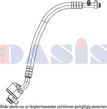 AKS Dasis 885893N - Трубопровод низкого давления, кондиционер xparts.lv