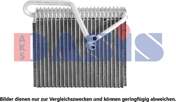 AKS Dasis 821160N - Evaporator, air conditioning xparts.lv