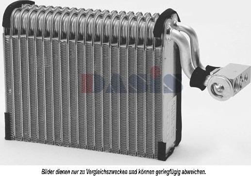 AKS Dasis 821220N - Evaporator, air conditioning xparts.lv