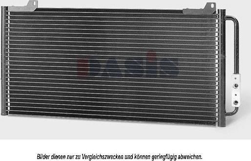 AKS Dasis 372010N - Condenser, air conditioning xparts.lv