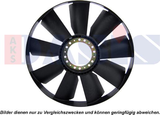 AKS Dasis 268043N - Fan Wheel, engine cooling xparts.lv
